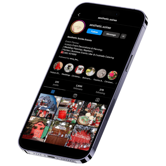 aesthetic.soiree - instagram page