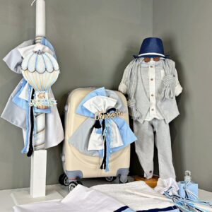 Custom Σετ Βάπτισης με Αερόστατο